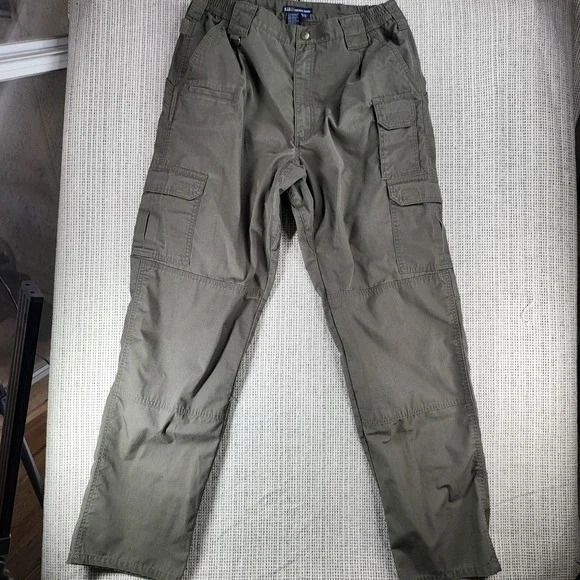 5.11 Tactical Series Pants‎ Mens 34x34 Green Cargo Ripstop Utility Work Outdoor - Picture 2 of 7
